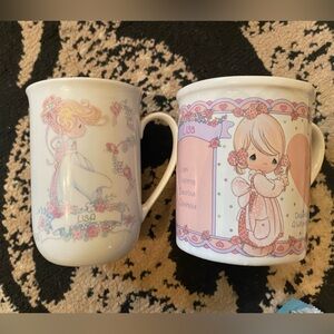 2 precious moments name mugs “Lisa”